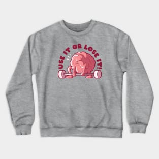 Workout Brain! Crewneck Sweatshirt